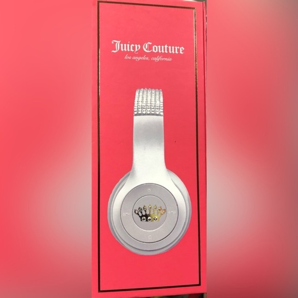 Juicy Couture love juicy white true wireless bluetooth cushioned headphones‎ new - Picture 9 of 16